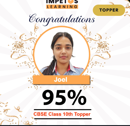 Joel - CBSE Class 10 Topper